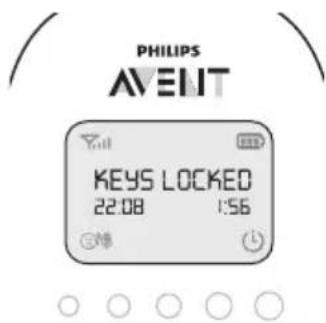 PHILIPS AVENT SCD725 - Blocare buton - 1