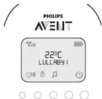 PHILIPS AVENT SCD725 - Cântec de leagan - 1