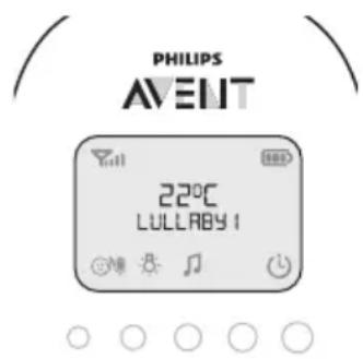 PHILIPS AVENT SCD725 - Canção de embalar - 1