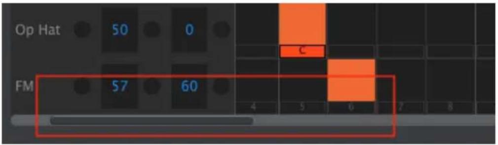 Arturia DrumBrute Impact - 9.8.1.1.Barre de défilament - 1