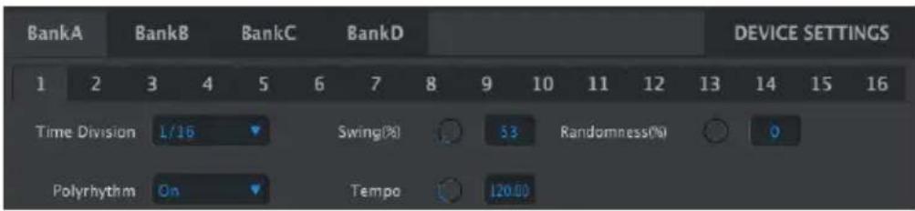 Arturia DrumBrute Impact - Les onglets de banques - 1