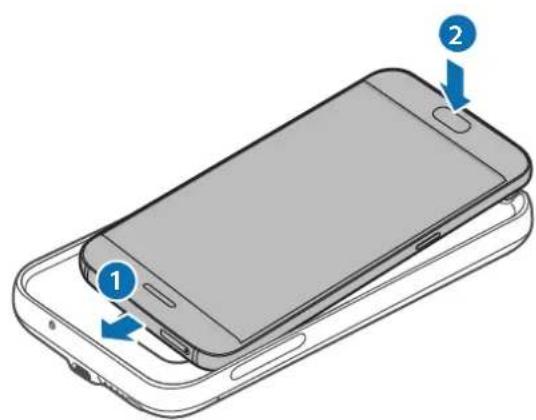 SAMSUNG EPTG935 - Usando a Capa Carregadora Sem Fio - 1