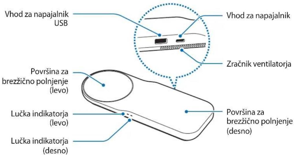 SAMSUNG ZOOM IN Multi Wireless Charger Tray EPPA710 - Postavitev naprave - 1