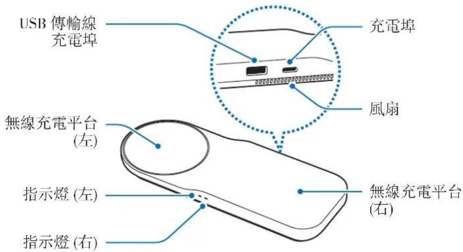SAMSUNG ZOOM IN Multi Wireless Charger Tray EPPA710 - 装置部位圖 - 1