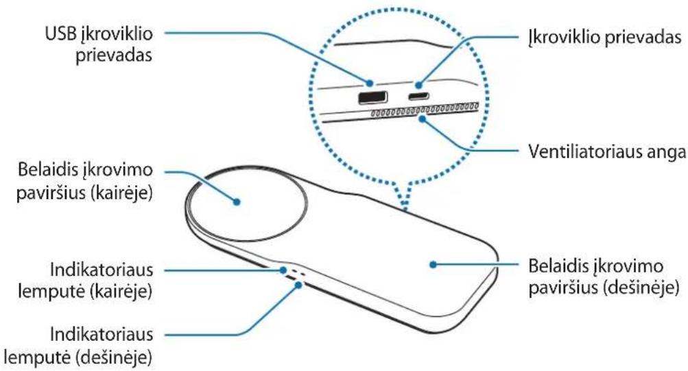 SAMSUNG ZOOM IN Multi Wireless Charger Tray EPPA710 - Prietaiso išvaizda - 1