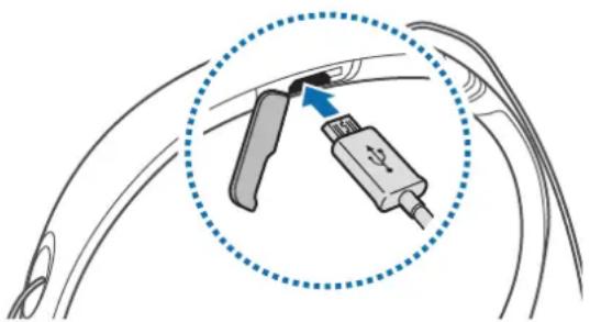 SAMSUNG Level U Pro EOBN920 - Caricamento della batteria - 3