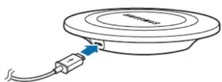 SAMSUNG Wireless Charging Pad EPPG920 - Utilización del cargador inalámbrico - 1