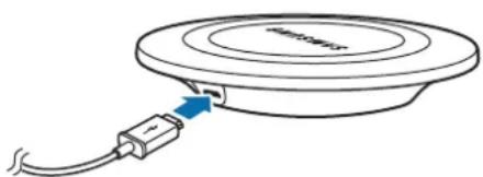 SAMSUNG Wireless Charging Pad EPPG920 - Utilizarea încărcătorului wireless - 1