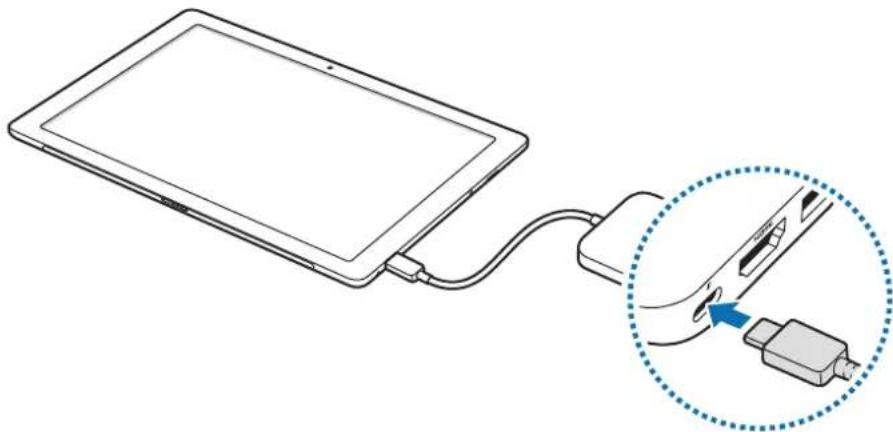 SAMSUNG EEPW700 - Podłączanie do urządzenia przenośnego - 1