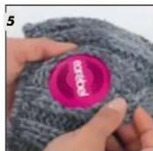 earebel KnitKit Strickset - Mise en place des écouteurs - 5