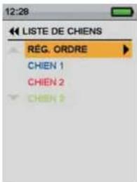 SportDOG TEK 1.0 - POUR D'ENIR UN ORDRE AU Niveau DE LA LISTE DE CHIENS : - 1