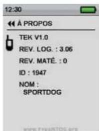 SportDOG TEK 1.0 - A PROPOS - 1