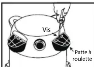 Shop-Vac 9625310 - RÉSERVOIR DE PLASTIQUE AVEC CHARIOT ARRIÈRE SUR ROULETTEs - 5