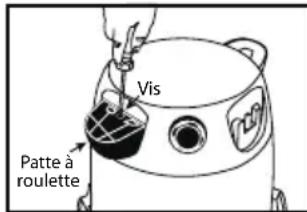 Shop-Vac 9625310 - RÉSERVOIR DE PLASTIQUE AVEC CHARIOT ARRIÈRE SUR ROULETTEs - 4