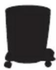 Shop-Vac 9625310 - DEPOSITO PLASTICO CON CARRETILLA TRASERA CON RUEITAS - 1