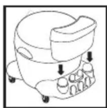 Shop-Vac 9625310 - DEPOSITO PLASTICO CON CARRETILLA TRASERA CON RUEITAS - 7