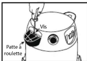 Shop-Vac 9625310 - RÉSERVOIR DE PLASTIQUE AVEC PANIER ARRIÈRE SUR ROULETTEs - 6