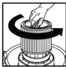 Shop-Vac 9625310 - INSTALACION Y MANTENIMIENTO DEL FILTRO (CONT.) - 3