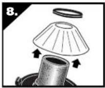 Shop-Vac 85S200 - PRECAUCION- MANTENGALOS FILTROS LIMPIO - 6