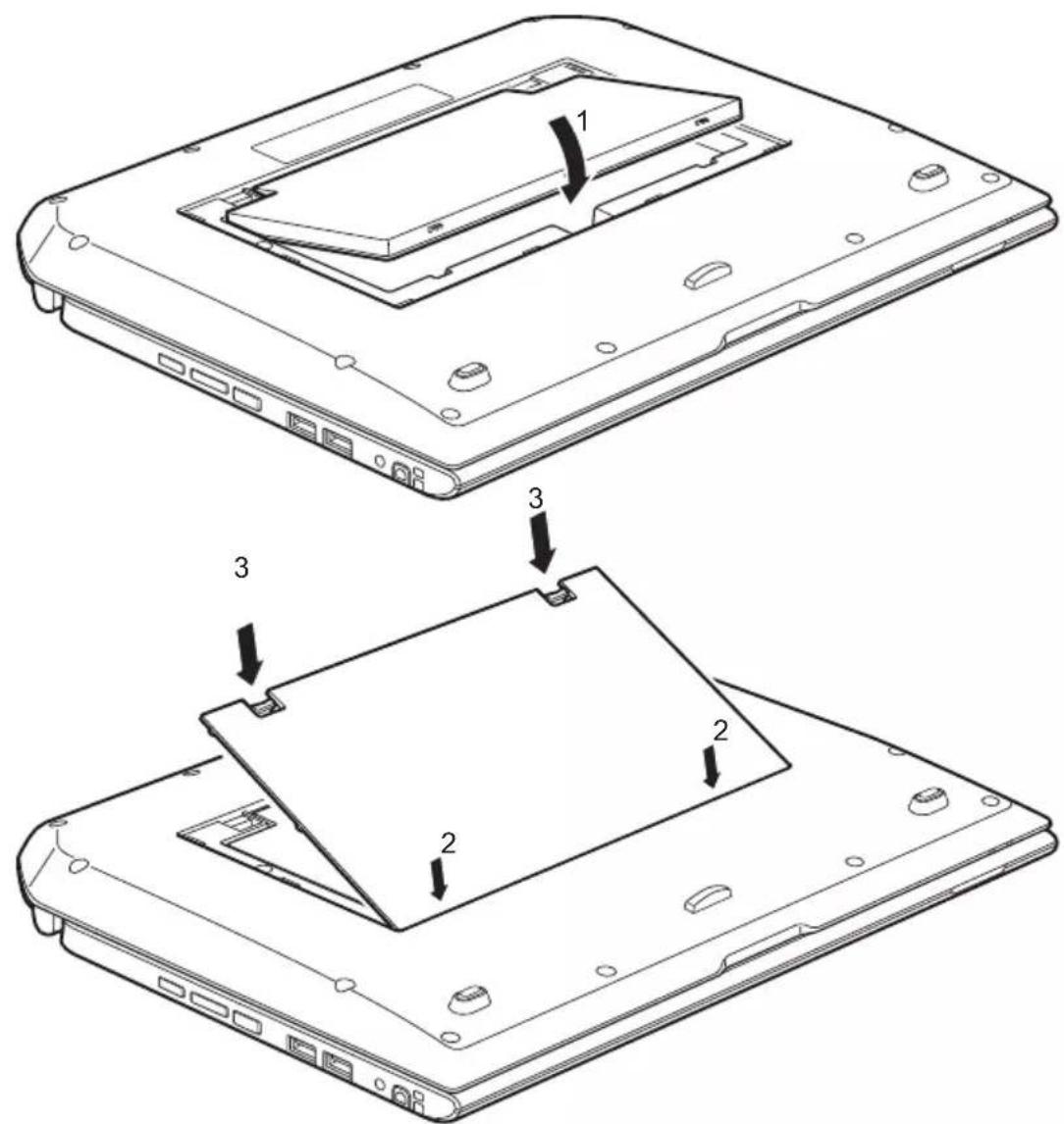 FUJITSU Stylistic Q736 - Monterl'accumulateur - 1