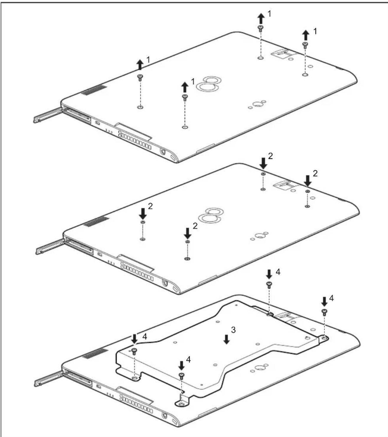 FUJITSU Stylistic Q736 - SupportVESA(enoption) - 3