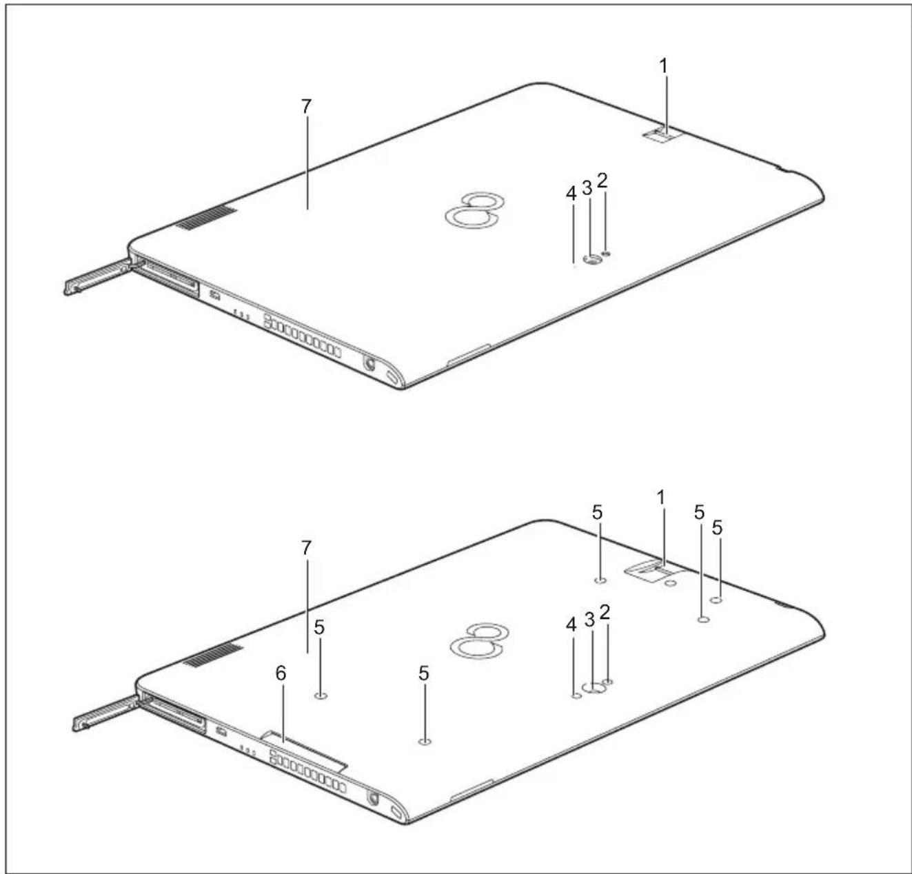 FUJITSU Stylistic Q736 - Côtédroit - 2