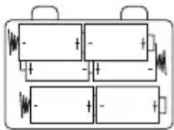 LEXIBOOK RCD102OL - Colocação das pilhas - 1