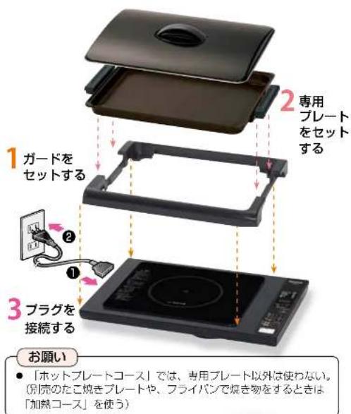 PANASONIC KZHP2100 - 木ットプレート調理 燒き物 - 1