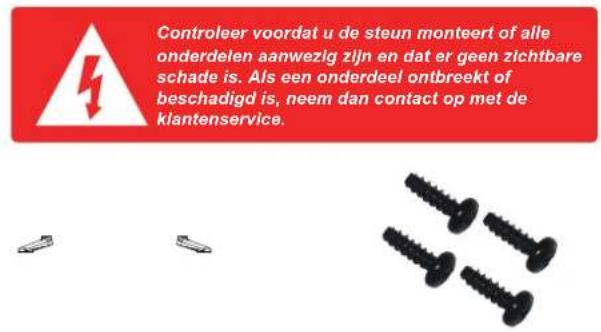 DENVER LDS3272 - De onderdelen die nodig zijn voor het monteren van de steun (meegeleverd) - 2