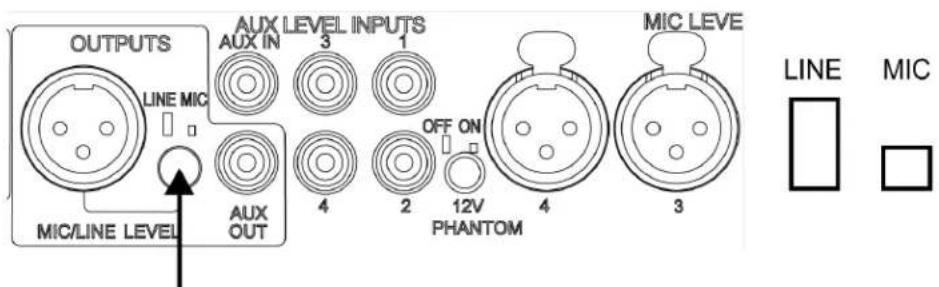 SHURE SCM268 - Commutateur de niveau de sortie - 1