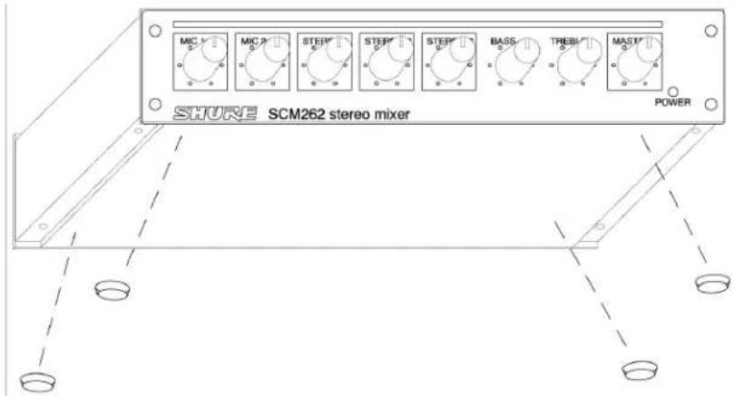 SHURE SCM268 - Installation autonomy - 1