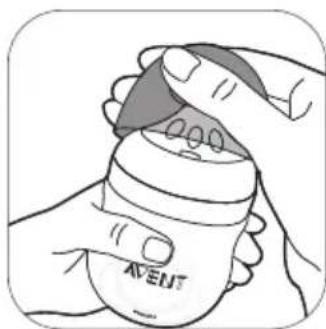 PHILIPS AVENT SCF335 - Assembling the bottle - 5