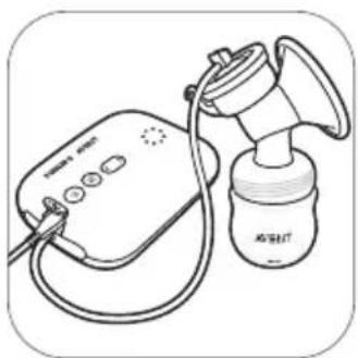 PHILIPS AVENT SCF335 - Assemblaggio del tiralatte - 11