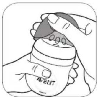 PHILIPS AVENT SCF335 - Die Flasche zusammensetzen - 5