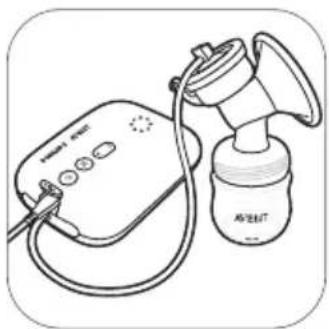 PHILIPS AVENT SCF335 - De borstkolf monteren - 11