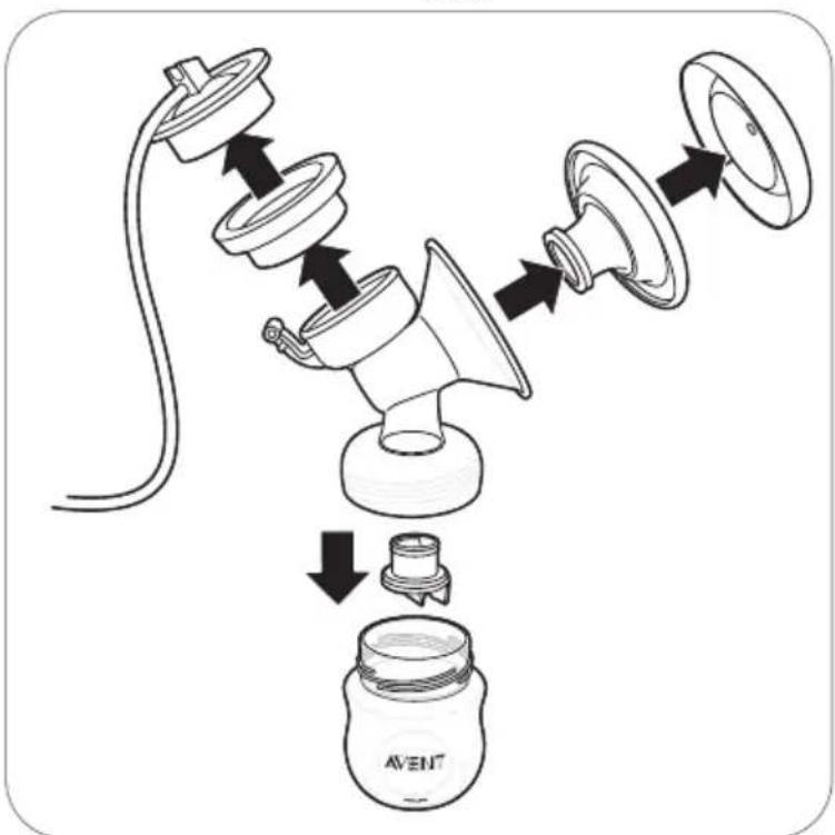 PHILIPS AVENT SCF335 - Passo 1: Smontaggio - 1