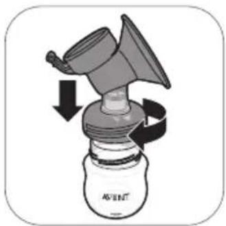 PHILIPS AVENT SCF335 - Assemblaggio del tiralatte - 3