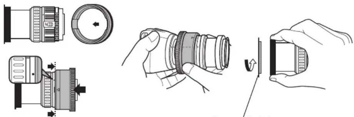 OLYMPUS PTEP10 - Retirez la poignée de l'appareil photo. - 1