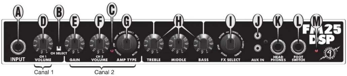 FENDER FM25 DSP - Functions - 1