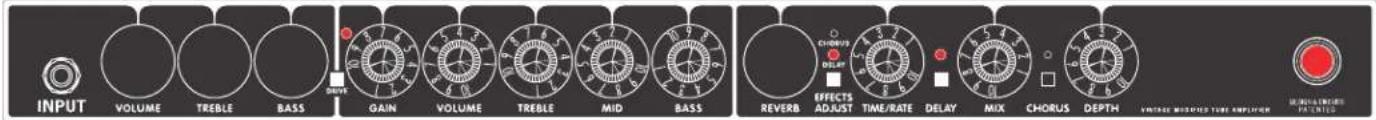 FENDER Bandmaster Deluxe VM Head - Panel trasero - 7