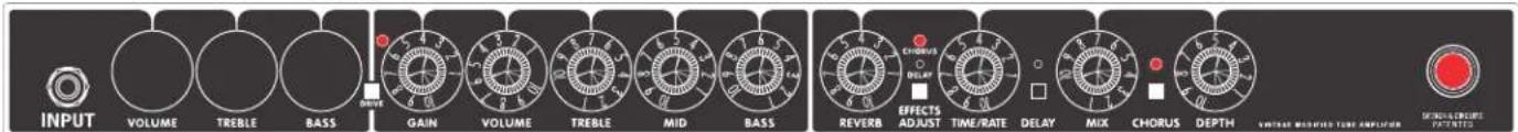 FENDER Bandmaster Deluxe VM Head - Rear Panel - 4