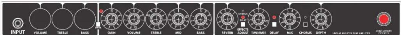 FENDER Bandmaster Deluxe VM Head - Rear Panel - 11