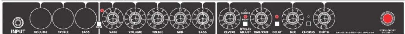 FENDER Bandmaster Deluxe VM Head - Face arrière - 9