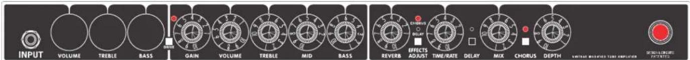 FENDER Bandmaster Deluxe VM Head - Pannello posteriore - 5