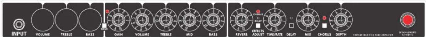 FENDER Bandmaster Deluxe VM Head - Vakuumröhren - 6