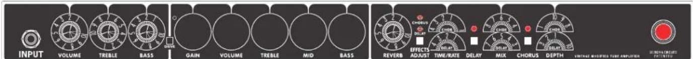 FENDER Bandmaster Deluxe VM Head - Vakuumröhren - 10