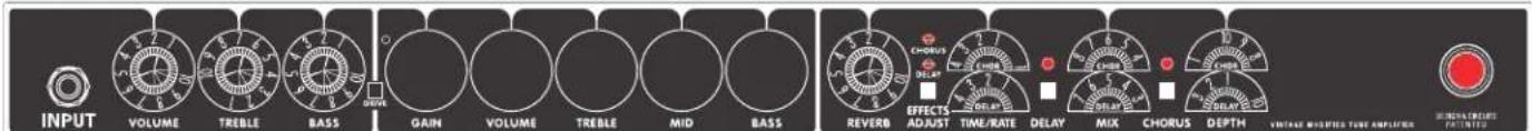 FENDER Bandmaster Deluxe VM Head - Rear Panel - 8