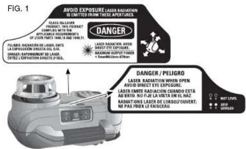 DEWALT DCF885 - Instrucciones de seguridad para laseres - 1