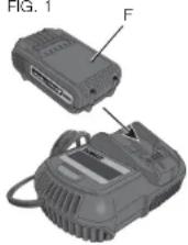 DEWALT DCF880 - Procedimiento de carga (Fig. 1) - 1