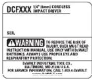 DEWALT DCF880 - GARANTIE DE REMBOURSEMENT DE 90 JOURS - 1
